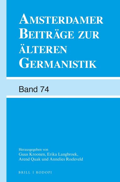 Guus Kroonen - Amsterdamer Beiträge zur älteren Germanistik, Band 74 (2015), Häftad