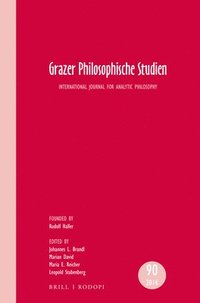 bokomslag Grazer Philosophische Studien, Vol 90 - 2014