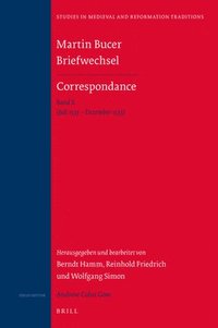 bokomslag Martin Bucer Briefwechsel/Correspondance: Band X (Juli 1533 - Dezember 1533)