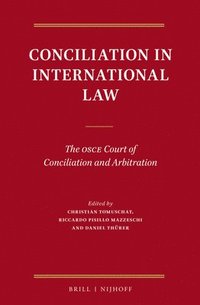 bokomslag Conciliation In International Law