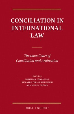 Conciliation In International Law 1