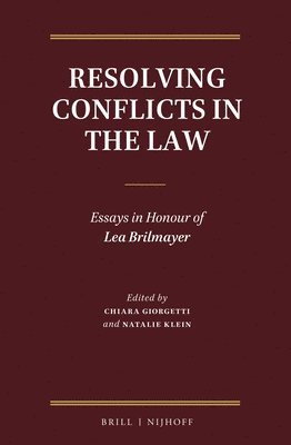 bokomslag Resolving Conflicts in the Law