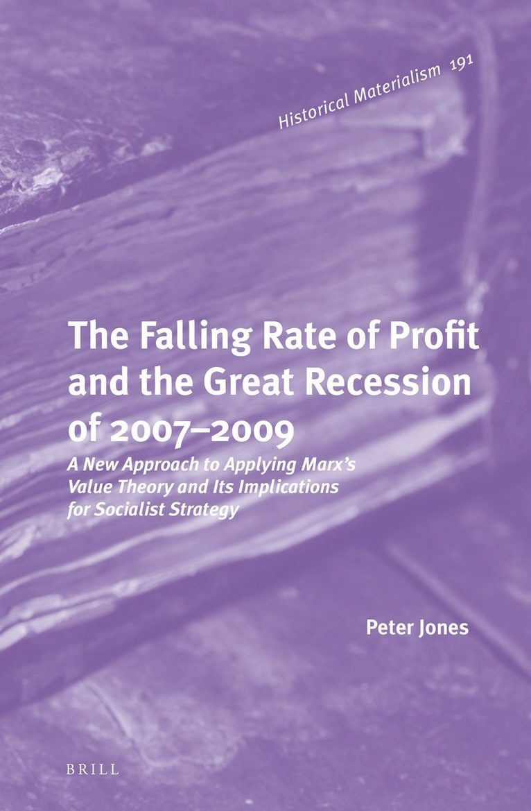Falling Rate of Profit and the Great Recession of 2007-2009