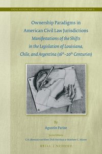 bokomslag Ownership Paradigms in American Civil Law Jurisdictions