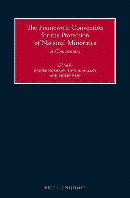 Rainer Hofmann, Tove H. Malloy, Detlev Rein, Tove H Malloy - Framework Convention for the Protection of National Minorities, Inbunden