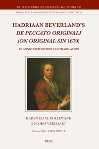 bokomslag Hadriaan Beverland's de Peccato Originali (on Original Sin 1679): An Annotated Edition and Translation