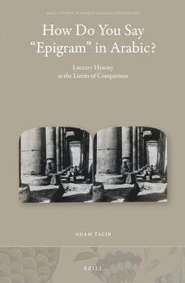 bokomslag How Do You Say "Epigram" in Arabic?: Literary History at the Limits of Comparison
