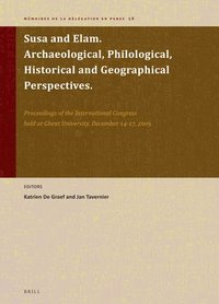 bokomslag Susa and Elam. Archaeological, Philological, Historical and Geographical Perspectives: Proceedings of the International Congress Held at Ghent Univers