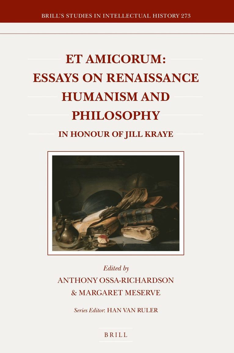 Et Amicorum: Essays on Renaissance Humanism and Philosophy