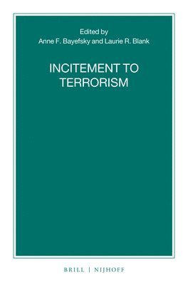 bokomslag Incitement to Terrorism