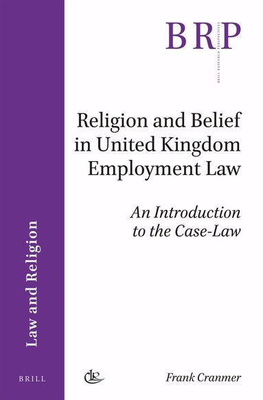 Frank Cranmer - Religion and Belief in United Kingdom Employment Law, Häftad