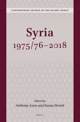 bokomslag Syria 1975/76-2018