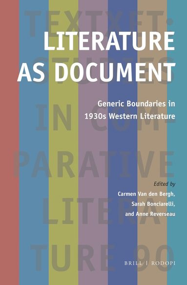 Carmen Bergh - Literature as Document, Inbunden