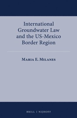 bokomslag International Groundwater Law and the US-Mexico Border Region