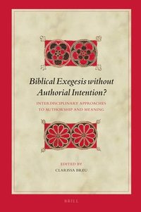 bokomslag Biblical Exegesis Without Authorial Intention?: Interdisciplinary Approaches to Authorship and Meaning