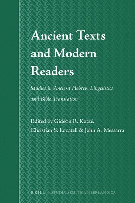 bokomslag Ancient Texts and Modern Readers