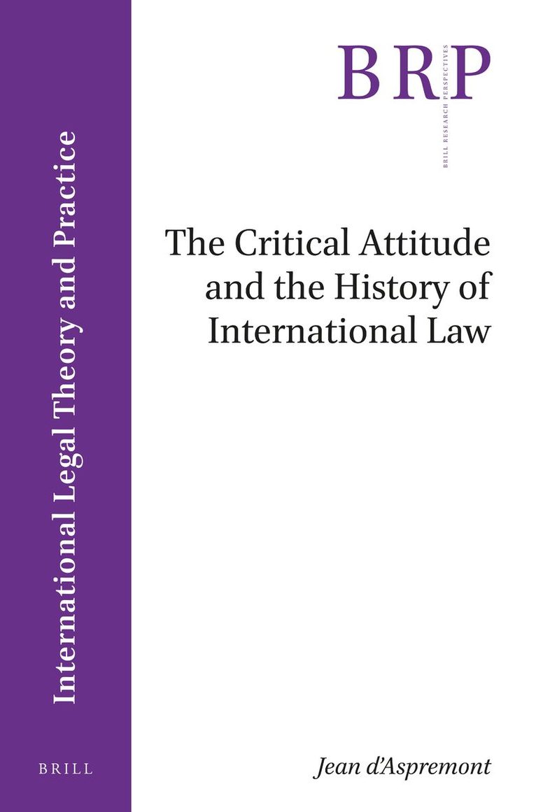 Critical Attitude and the History of International Law