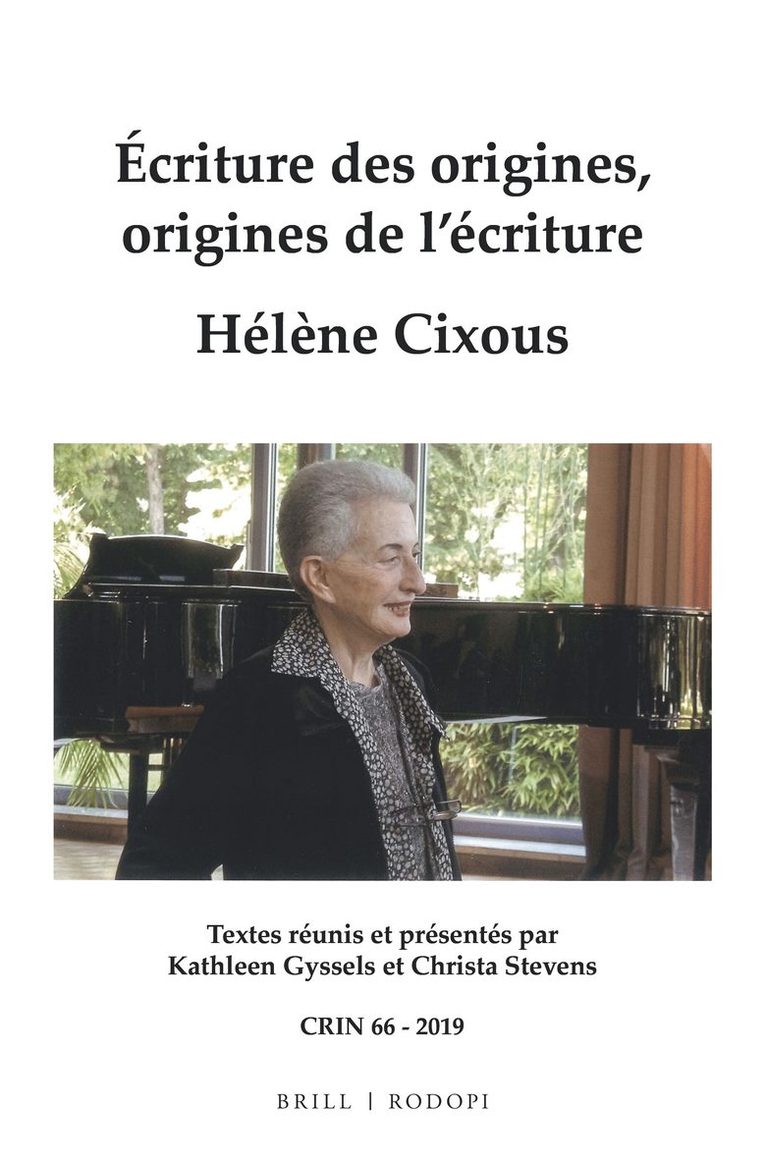 Écriture des origines, origines de l’écriture. Hélène Cixous