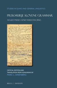 bokomslag Prekmurje Slovene Grammar