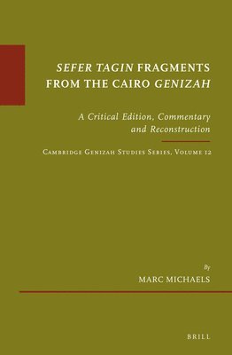 bokomslag Sefer Tagin Fragments from the Cairo Genizah: A Critical Edition, Commentary and Reconstruction. Cambridge Genizah Studies Series, Volume 12