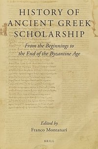bokomslag History of Ancient Greek Scholarship