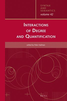 bokomslag Interactions of Degree and Quantification