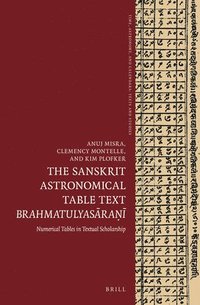 bokomslag Sanskrit Astronomical Table Text Brahmatulyas?ra??