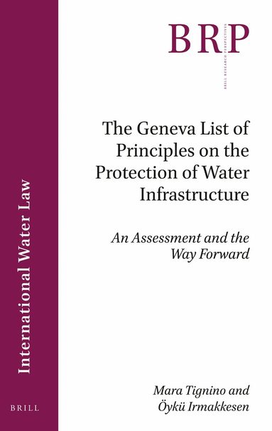 Mara Tignino, Öykü Irmakkesen - Geneva List of Principles on the Protection of Water Infrastructure, Häftad