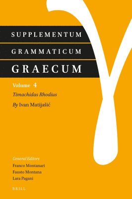 bokomslag Supplementum Grammaticum Graecum 4: Timachidas Rhodius