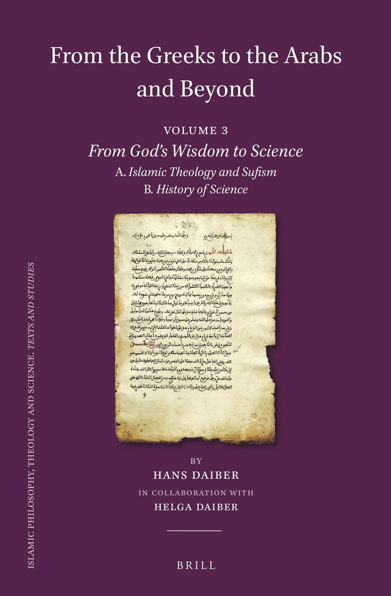 Hans Daiber - From the Greeks to the Arabs and Beyond, Inbunden