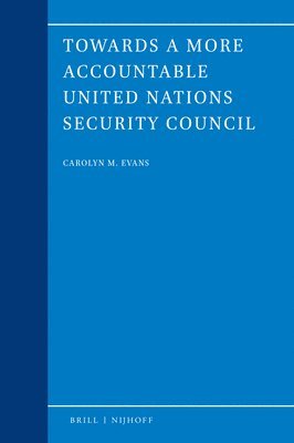 bokomslag Towards a more accountable United Nations Security Council