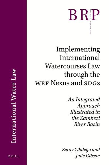 Zeray Yihdego, Julie Gibson - Implementing International Watercourses Law through the WEF Nexus and SDGs, Häftad