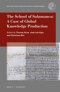 bokomslag School of Salamanca: A Case of Global Knowledge Production
