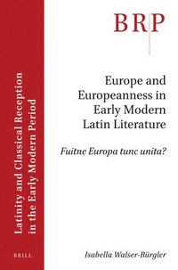 bokomslag Europe and Europeanness in Early Modern Latin Literature