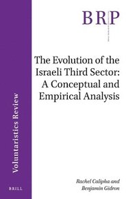 bokomslag The Evolution of the Israeli Third Sector: A Conceptual and Empirical Analysis