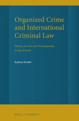 bokomslag Organized Crime and International Criminal Law