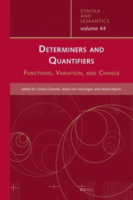 bokomslag Determiners and Quantifiers