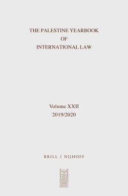 bokomslag The Palestine Yearbook of International Law (2019-2020)