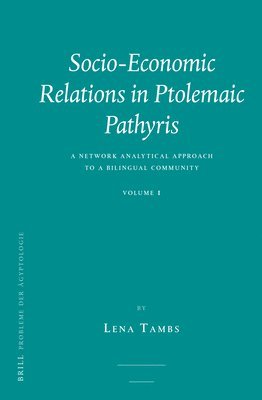 bokomslag Socio-economic Relations in Ptolemaic Pathyris