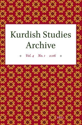 bokomslag Kurdish Studies Archive: Vol. 4 No. 1 2016