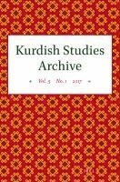 bokomslag Kurdish Studies Archive: Vol. 5 No. 1 2017