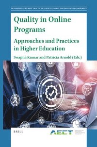 bokomslag Quality in Online Programs