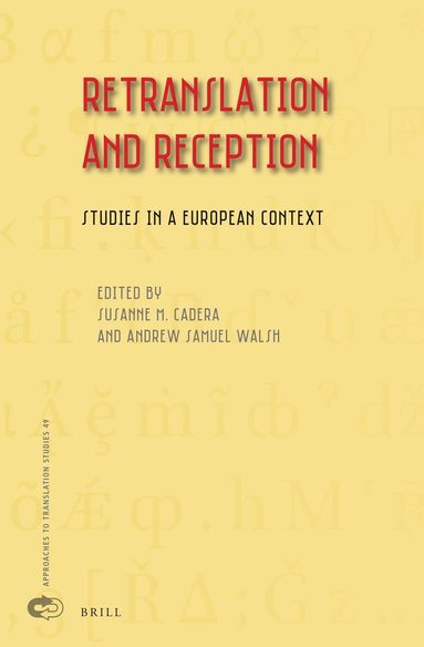 Susanne M. Cadera - Retranslation and Reception, Inbunden