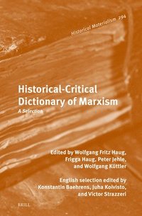 bokomslag Historical-Critical Dictionary of Marxism: A Selection