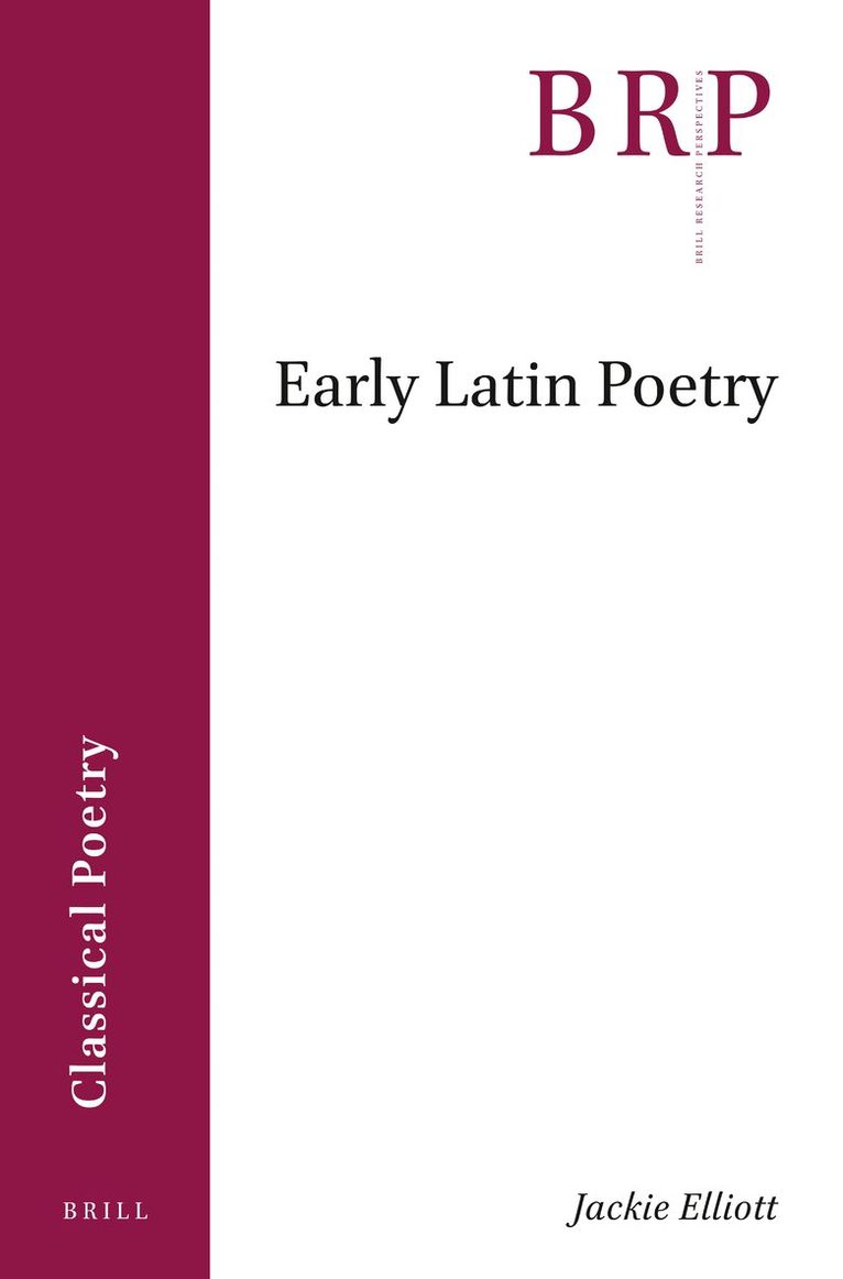 Early Latin Poetry