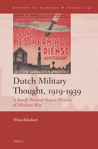bokomslag Dutch Military Thought, 1919-1939