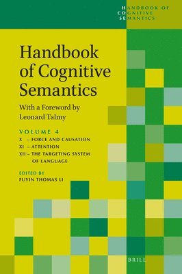 bokomslag Handbook of Cognitive Semantics (Part 4): With a Foreword by Leonard Talmy