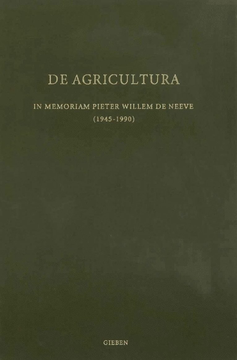 De Agricultura
