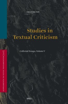 bokomslag Studies in Textual Criticism: Collected Essays, Volume V