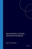 Bijzonderheden, de Familie Hemsterhuis Betreffende